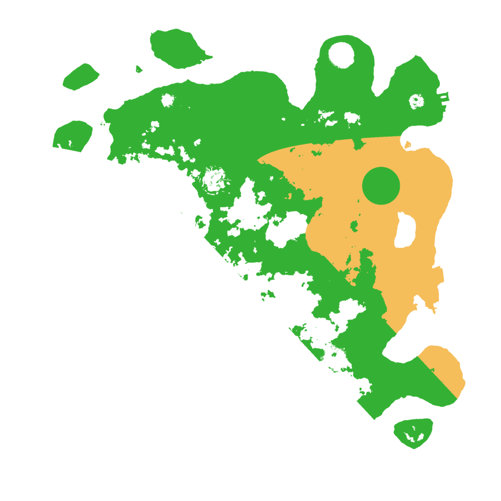 Biome Rust Map: Procedural Map, Size: 3500, Seed: 256245265