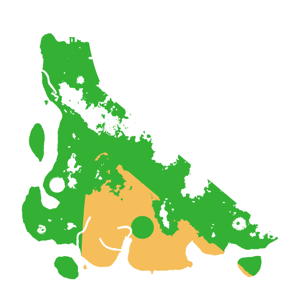 Biome Rust Map: Procedural Map, Size: 3500, Seed: 700583603