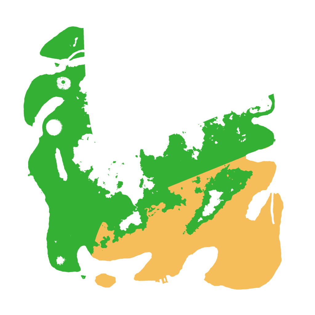 Biome Rust Map: Procedural Map, Size: 3500, Seed: 2061906792