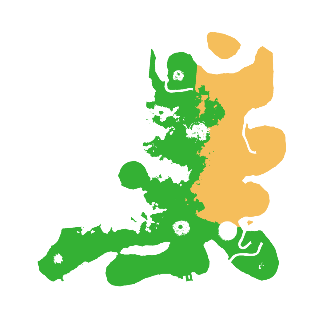 Biome Rust Map: Procedural Map, Size: 3000, Seed: 24098