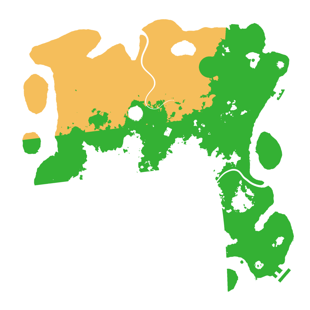 Biome Rust Map: Procedural Map, Size: 3850, Seed: 1827657472