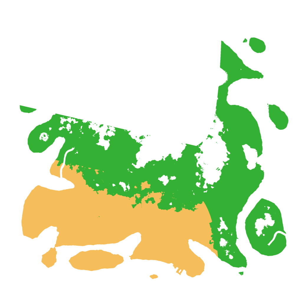 Biome Rust Map: Procedural Map, Size: 3500, Seed: 1366154038