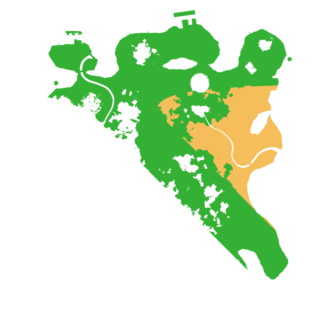 Biome Rust Map: Procedural Map, Size: 3000, Seed: 1658276553