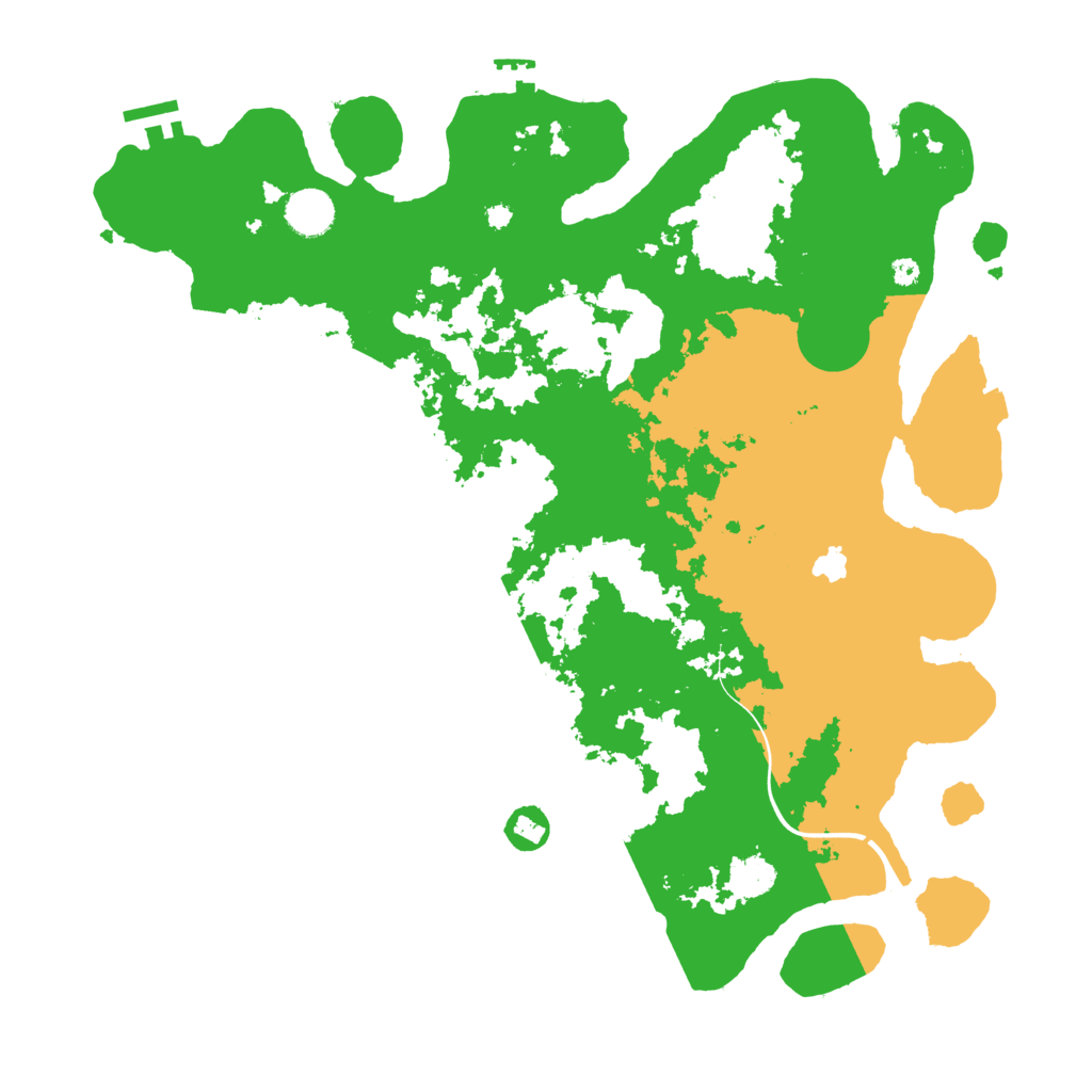 Biome Rust Map: Procedural Map, Size: 4000, Seed: 419883092