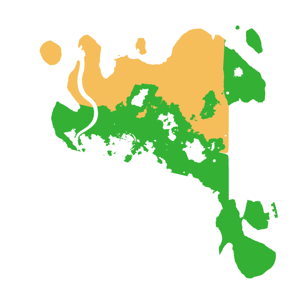 Biome Rust Map: Procedural Map, Size: 3000, Seed: 29172