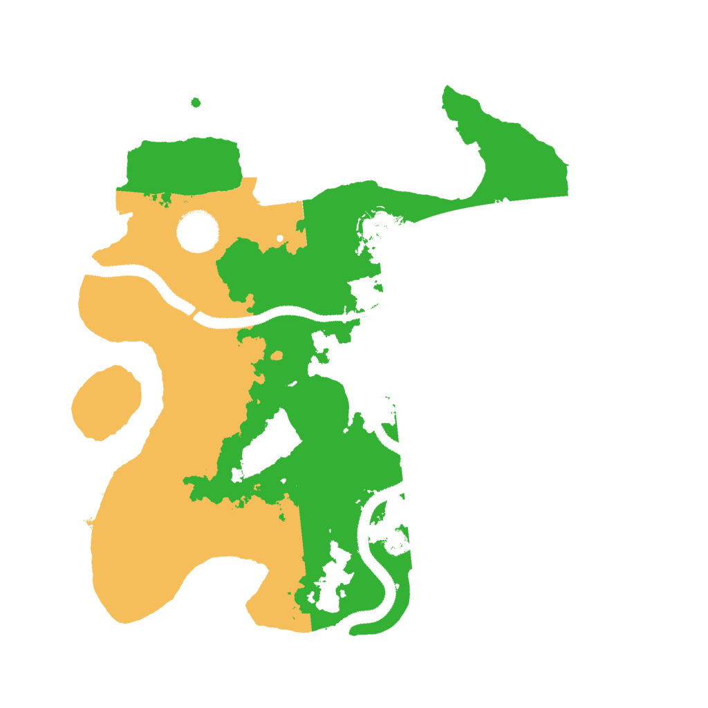 Biome Rust Map: Procedural Map, Size: 3000, Seed: 522