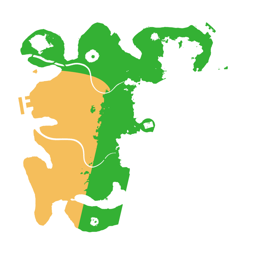 Biome Rust Map: Procedural Map, Size: 3000, Seed: 537382684