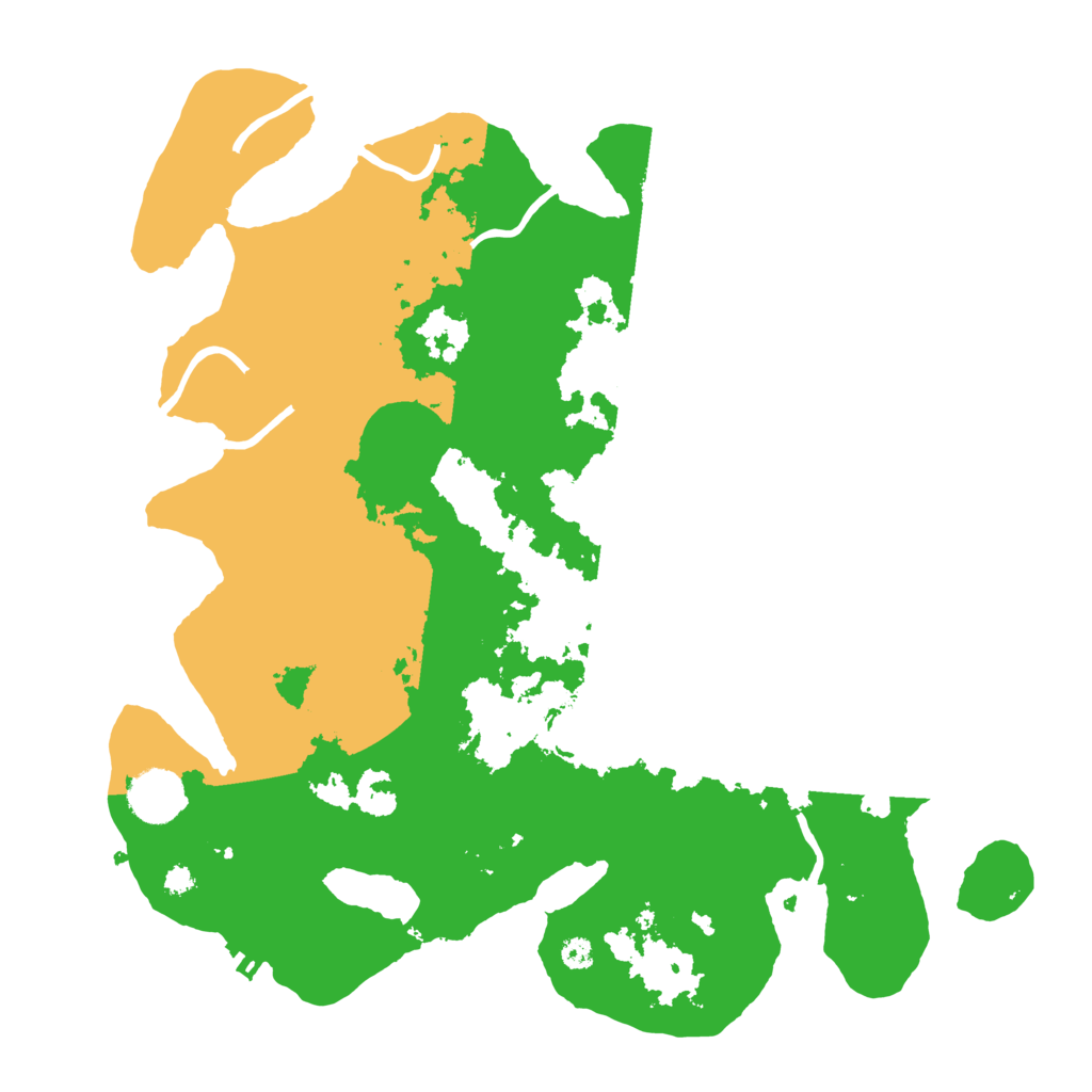 Biome Rust Map: Procedural Map, Size: 3500, Seed: 2034980425