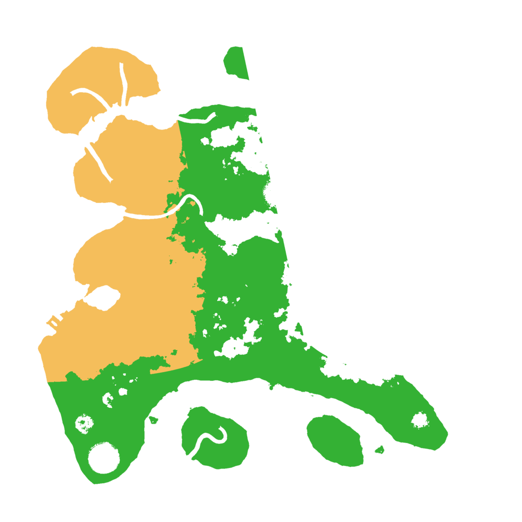 Biome Rust Map: Procedural Map, Size: 3000, Seed: 20147