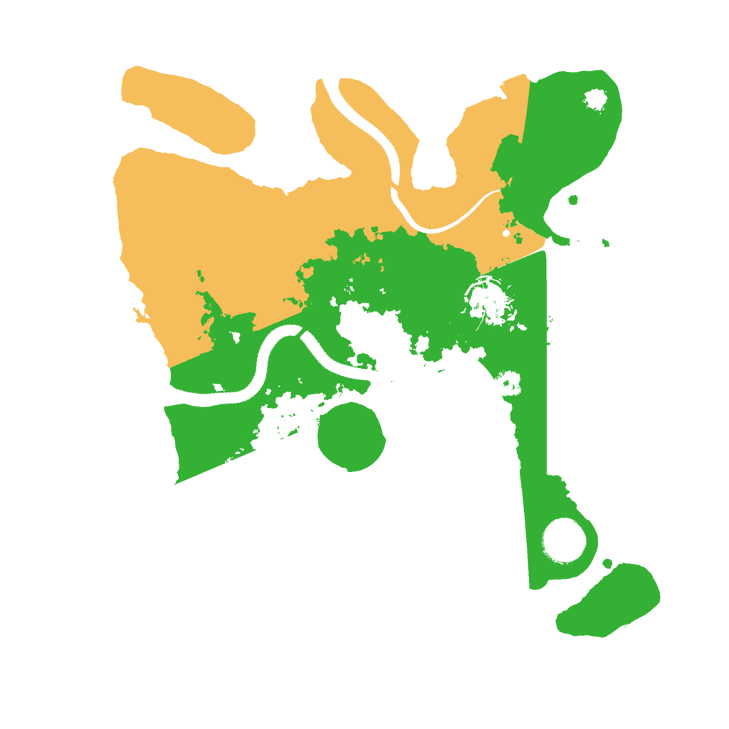 Biome Rust Map: Procedural Map, Size: 3000, Seed: 633982693