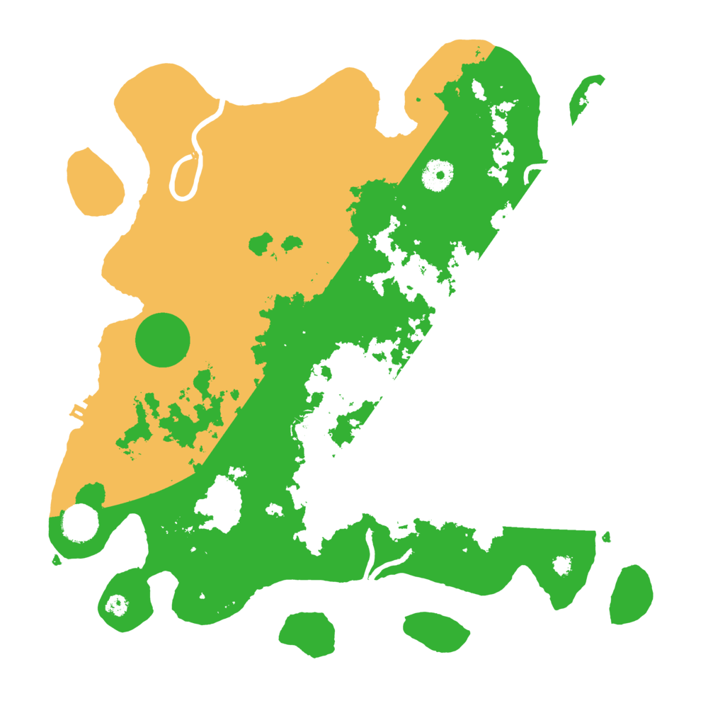 Biome Rust Map: Procedural Map, Size: 3500, Seed: 624636587