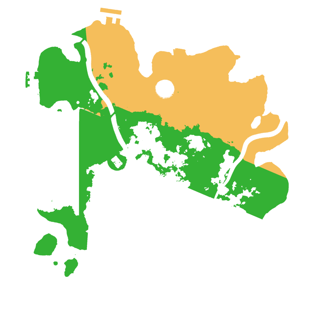 Biome Rust Map: Procedural Map, Size: 3000, Seed: 17031987