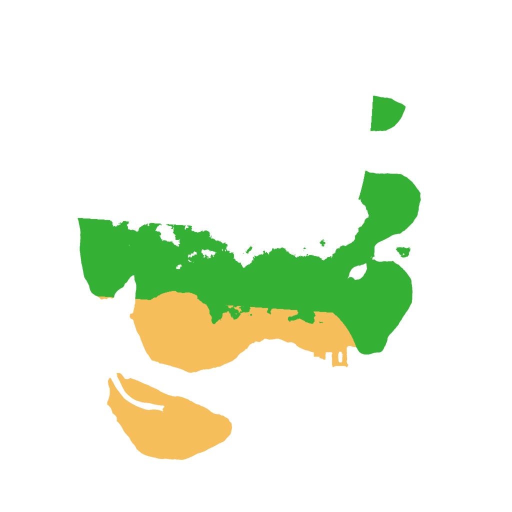 Biome Rust Map: Procedural Map, Size: 2000, Seed: 8425