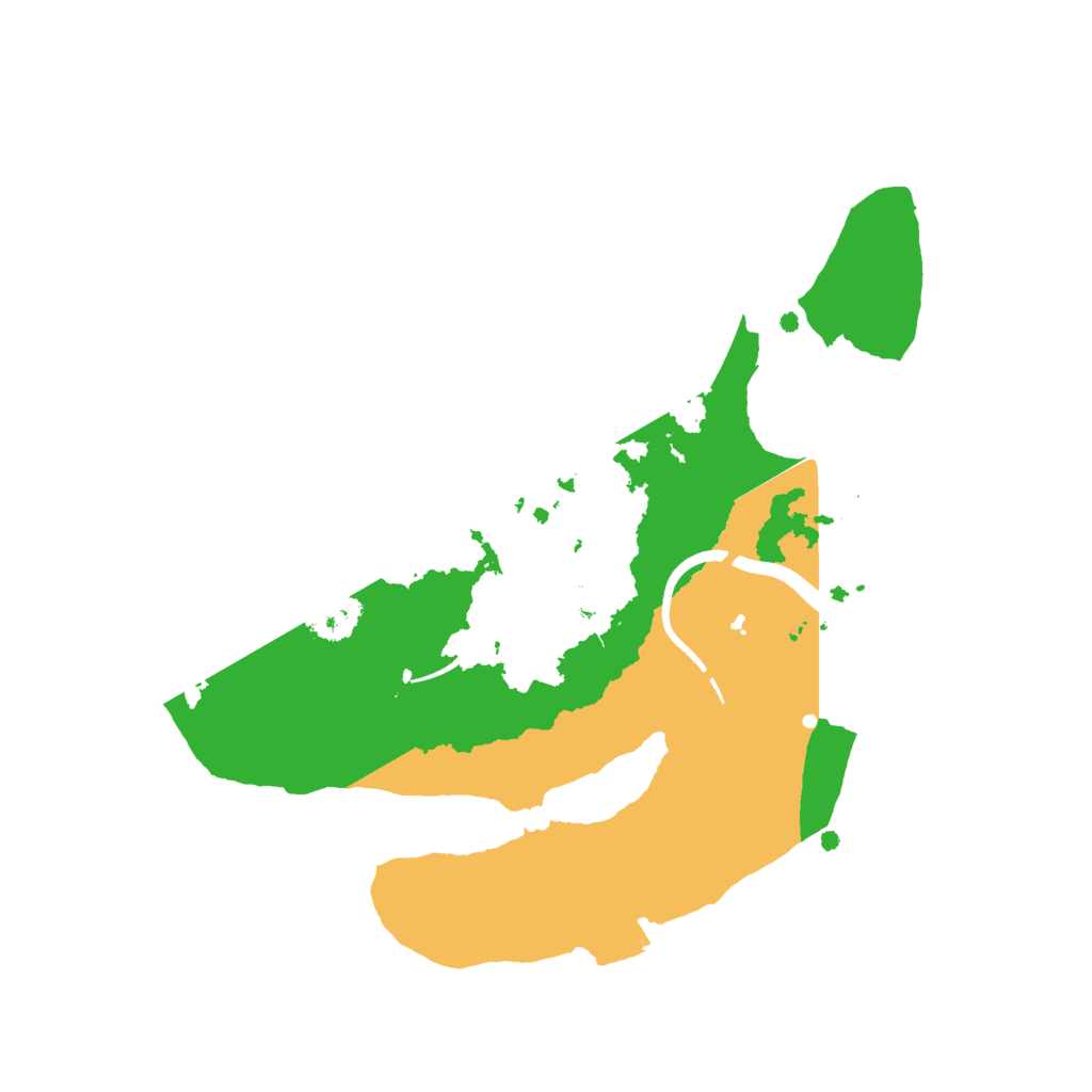 Biome Rust Map: Procedural Map, Size: 2250, Seed: 1769