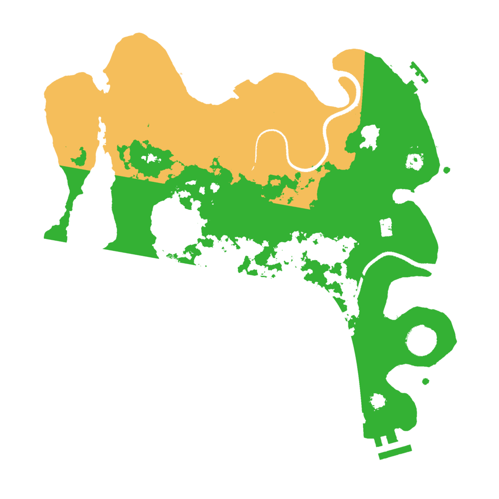 Biome Rust Map: Procedural Map, Size: 3000, Seed: 8479216