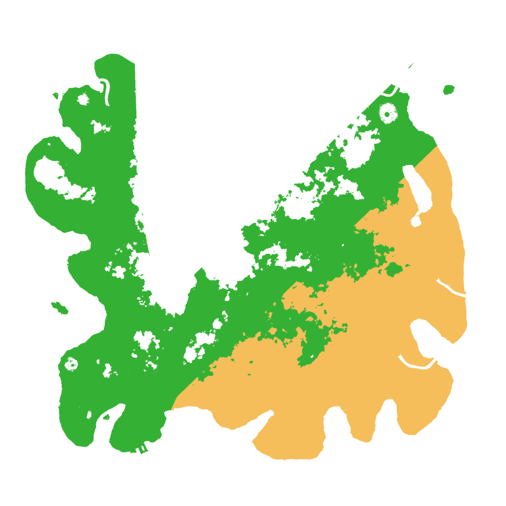 Biome Rust Map: Procedural Map, Size: 4000, Seed: 39075