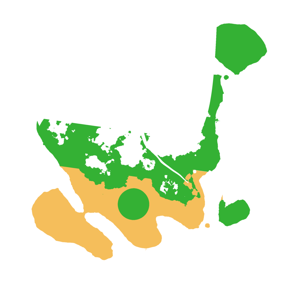 Biome Rust Map: Procedural Map, Size: 2500, Seed: 478734174