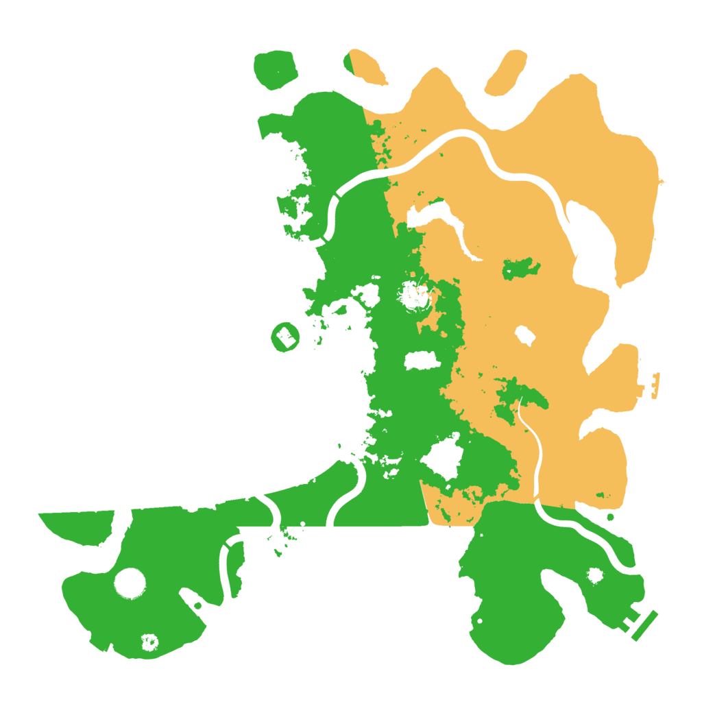 Biome Rust Map: Procedural Map, Size: 4000, Seed: 2119947713
