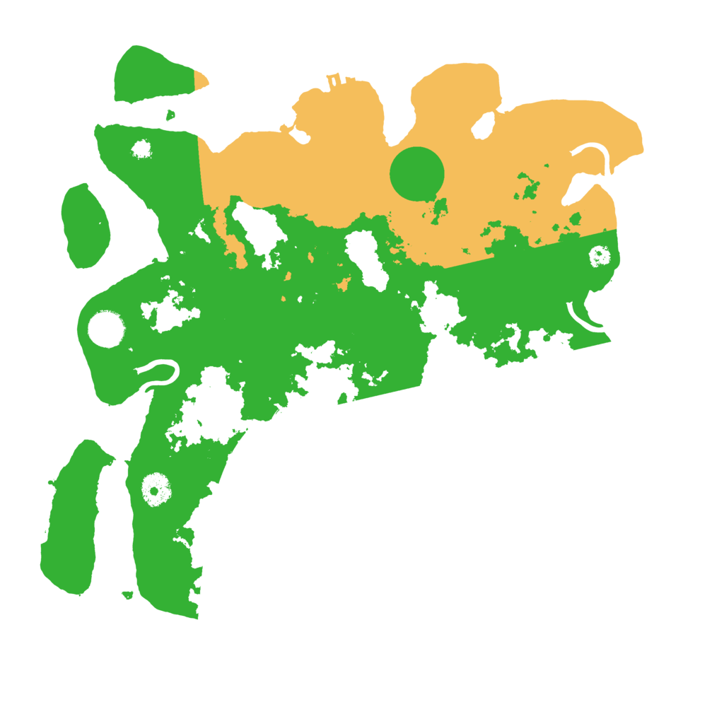 Biome Rust Map: Procedural Map, Size: 3500, Seed: 489476412