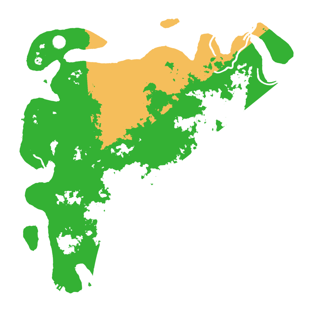 Biome Rust Map: Procedural Map, Size: 4250, Seed: 16397