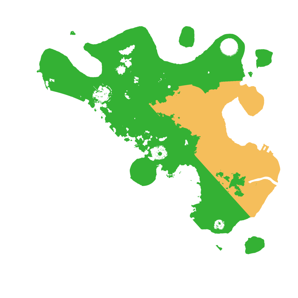Biome Rust Map: Procedural Map, Size: 3000, Seed: 21864