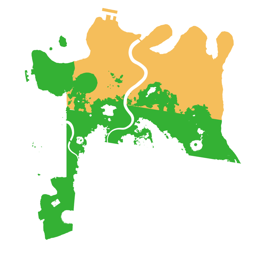 Biome Rust Map: Procedural Map, Size: 3500, Seed: 1924934347