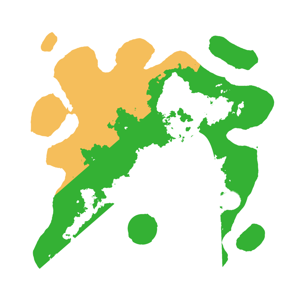 Biome Rust Map: Barren, Size: 2800, Seed: 63048684