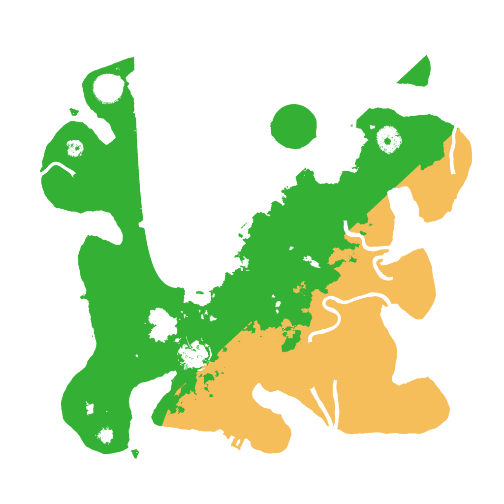Biome Rust Map: Procedural Map, Size: 3000, Seed: 24728
