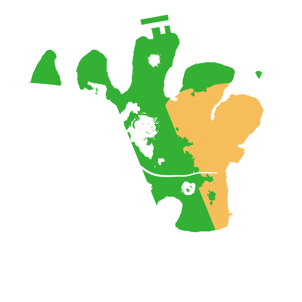 Biome Rust Map: Procedural Map, Size: 2200, Seed: 127720