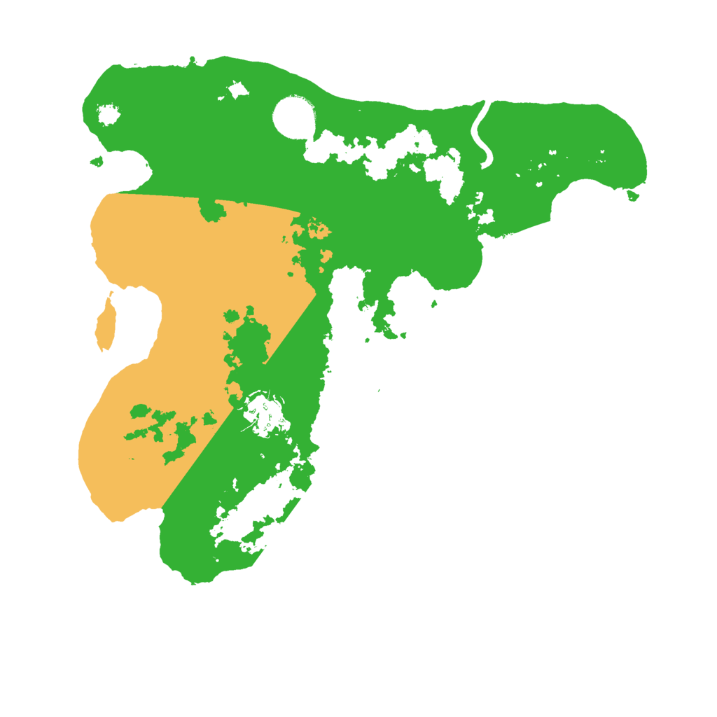 Biome Rust Map: Procedural Map, Size: 3000, Seed: 27359