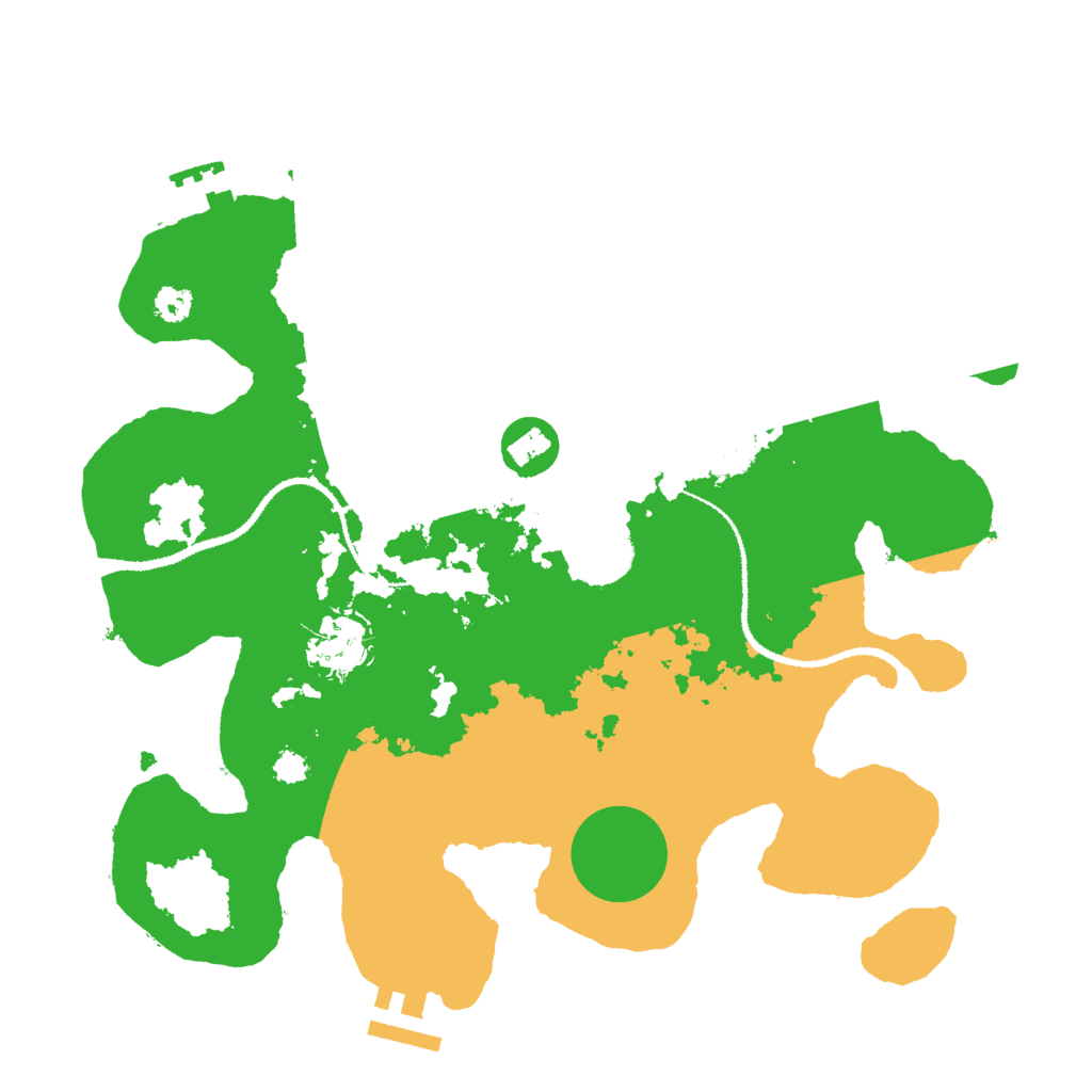 Biome Rust Map: Procedural Map, Size: 3000, Seed: 20376