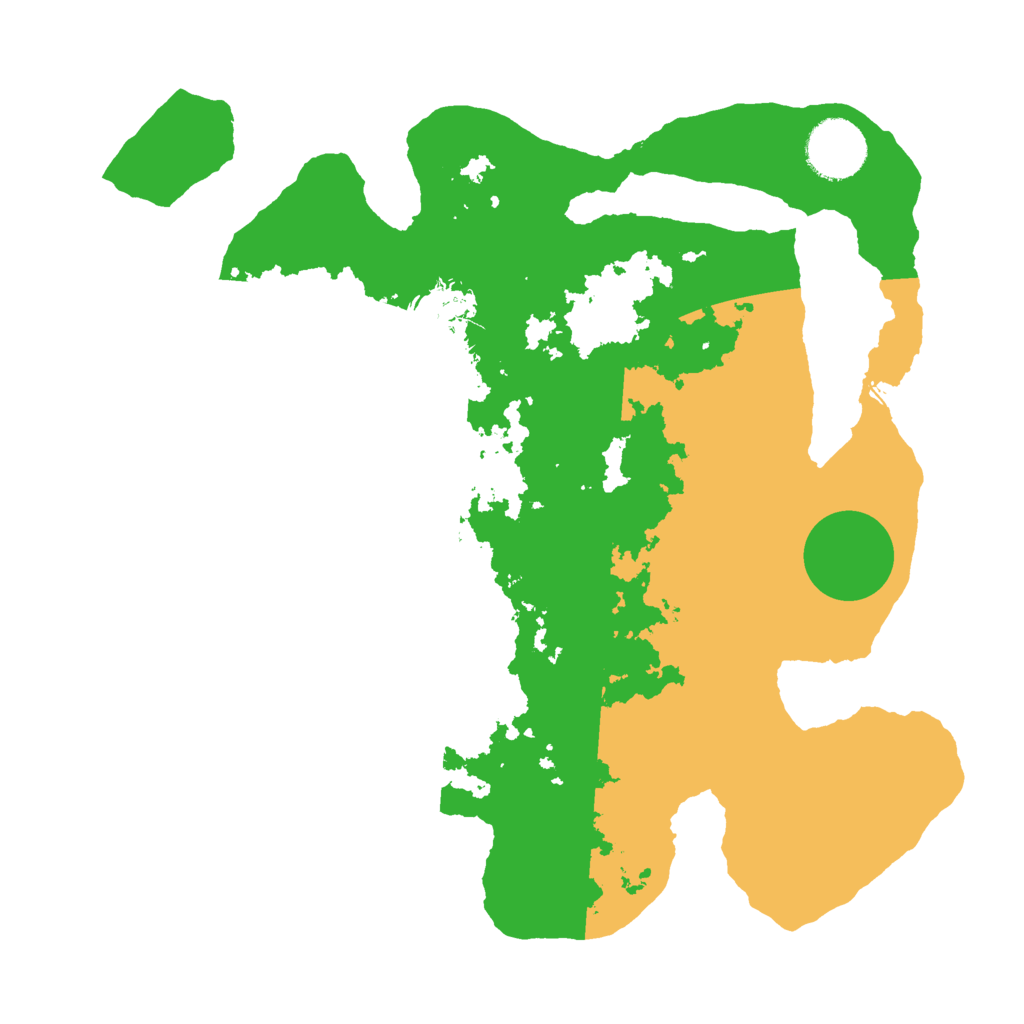 Biome Rust Map: Barren, Size: 3000, Seed: 1122993692
