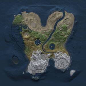 Thumbnail Rust Map: Procedural Map, Size: 2150, Seed: 50000, 7 Monuments