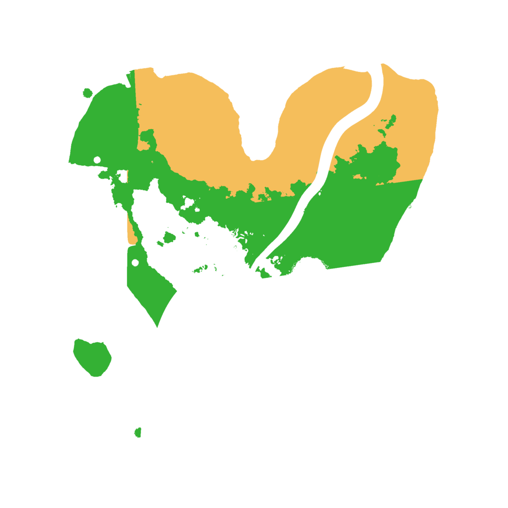 Biome Rust Map: Procedural Map, Size: 2150, Seed: 50000