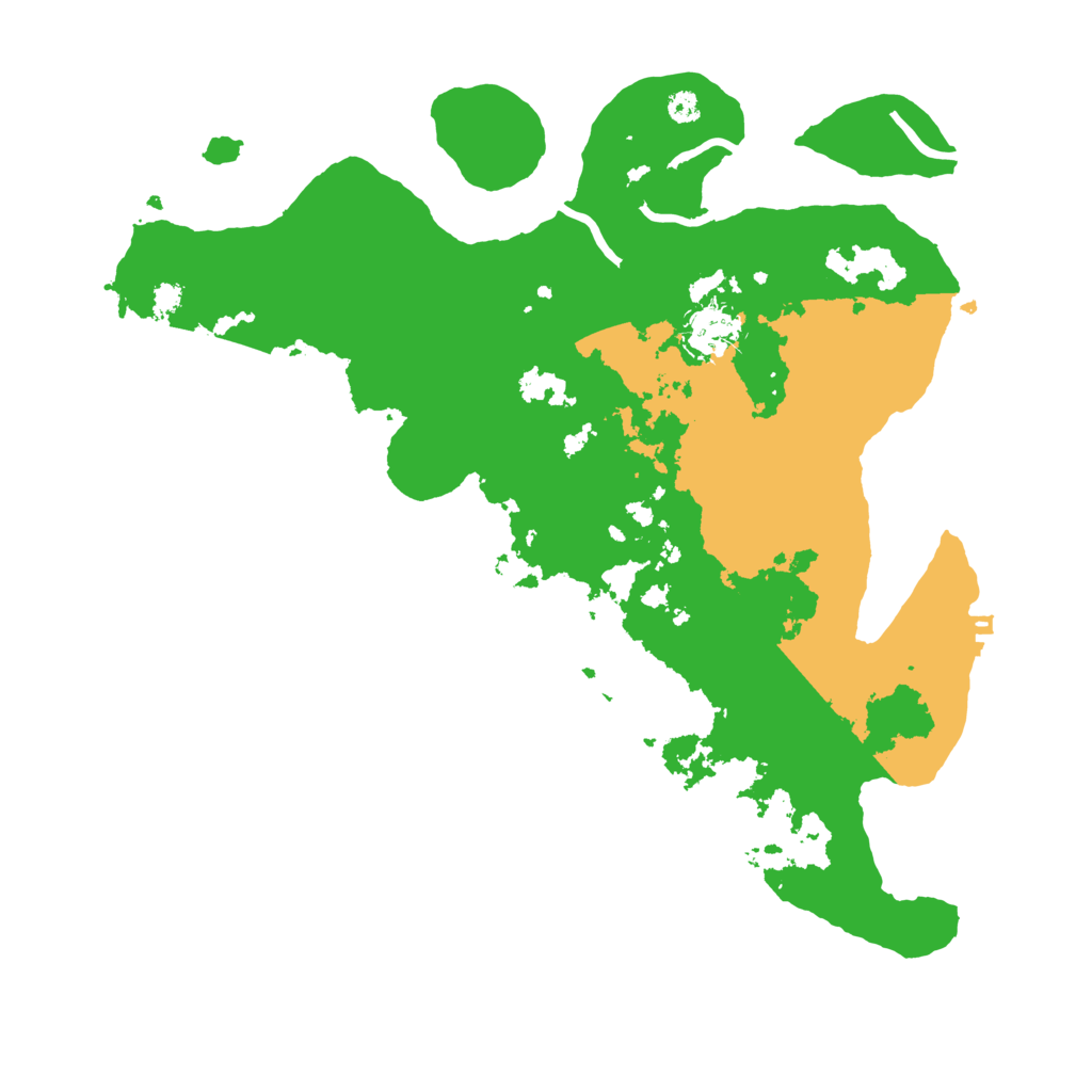 Biome Rust Map: Procedural Map, Size: 3500, Seed: 1327632557