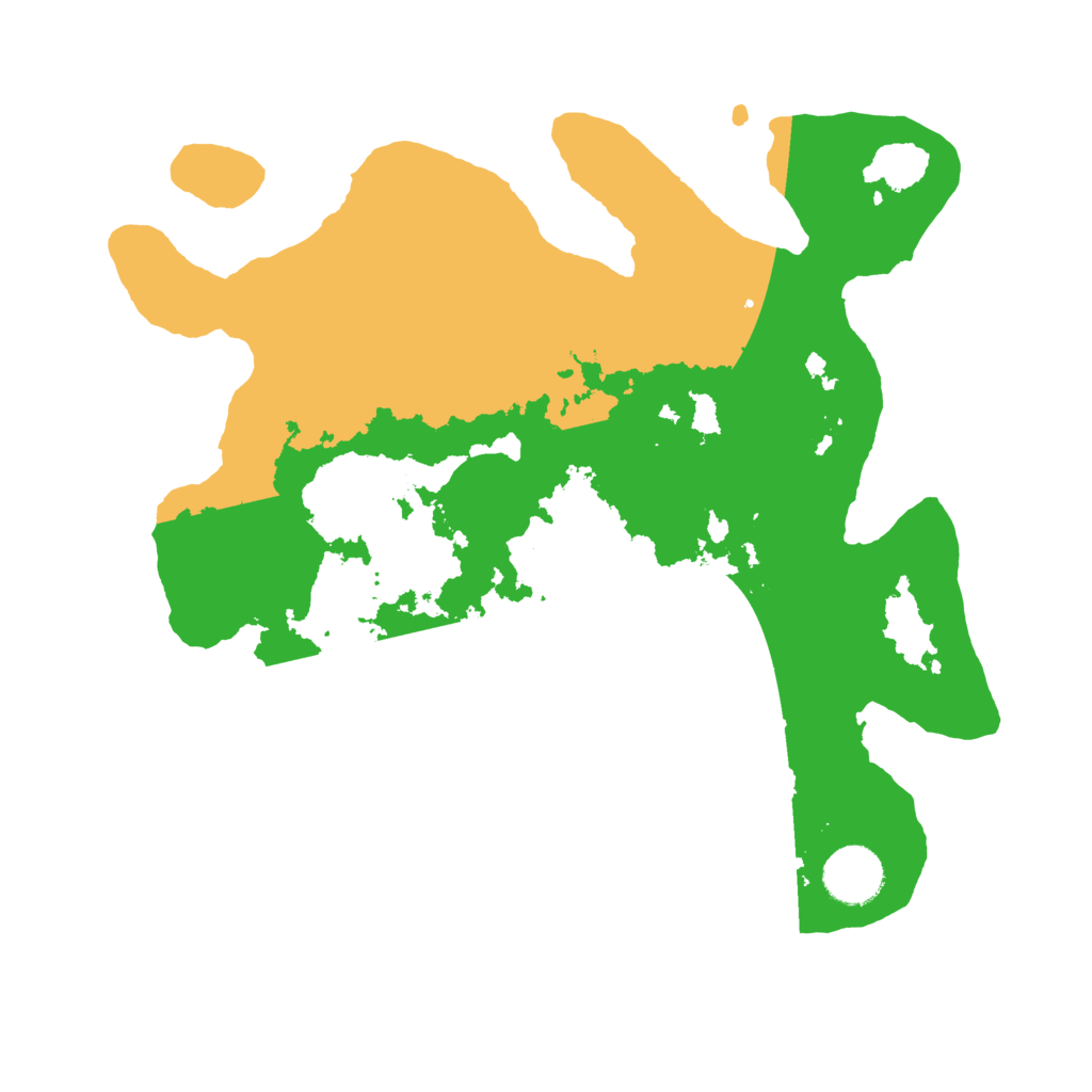 Biome Rust Map: Barren, Size: 3250, Seed: 716959080