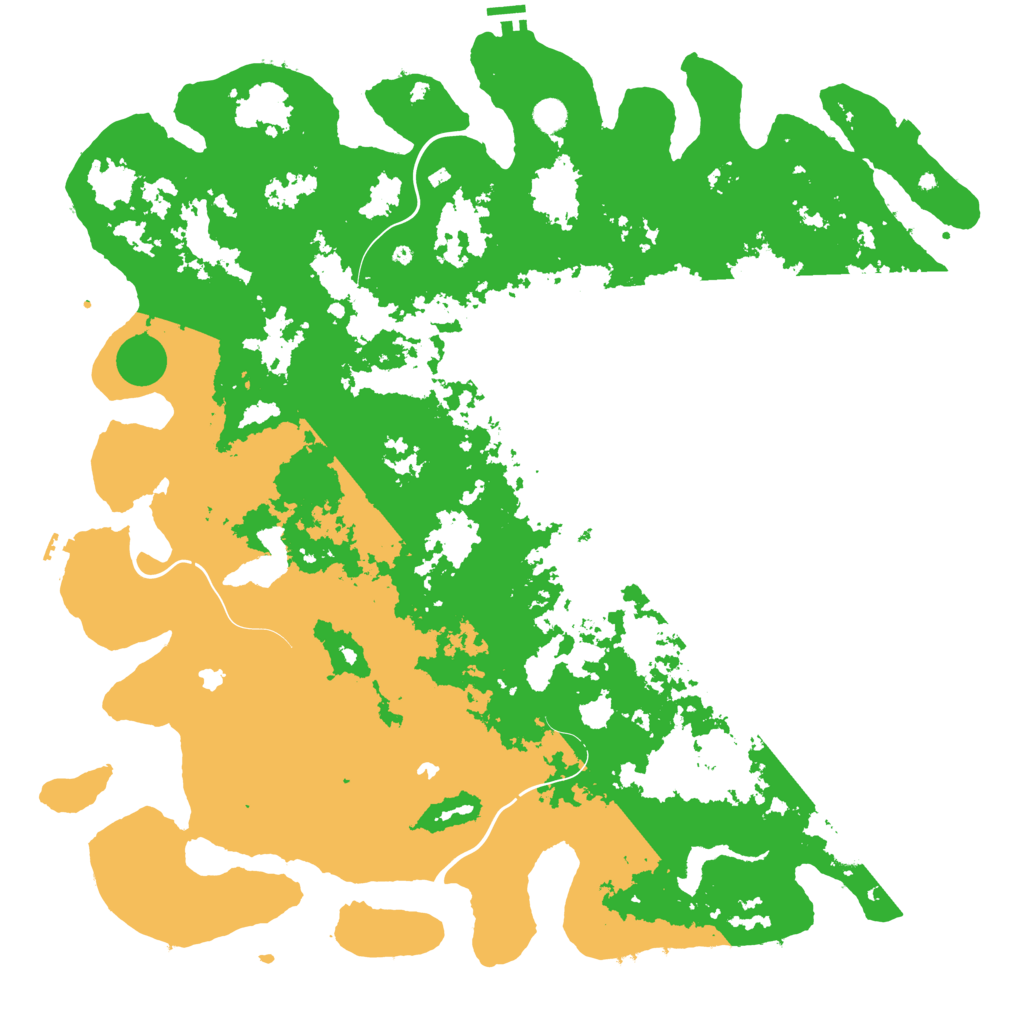 Biome Rust Map: Procedural Map, Size: 5333, Seed: 1337