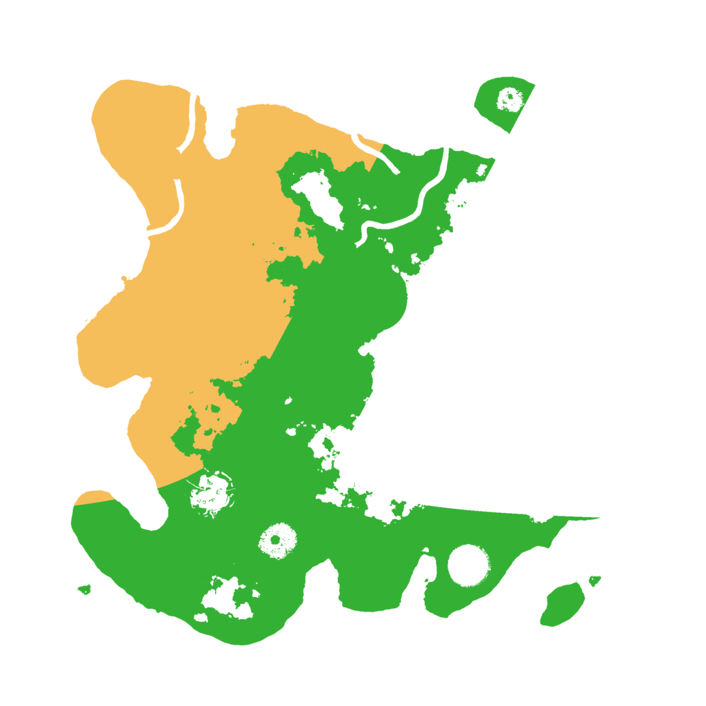 Biome Rust Map: Procedural Map, Size: 3000, Seed: 20782