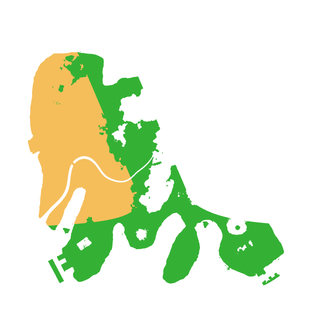 Biome Rust Map: Procedural Map, Size: 2500, Seed: 1860107181