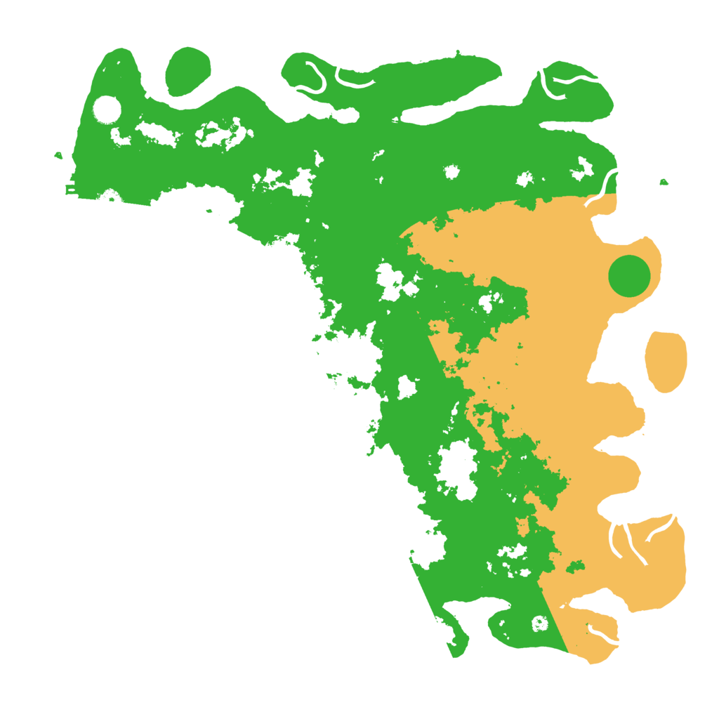 Biome Rust Map: Procedural Map, Size: 4500, Seed: 430434249