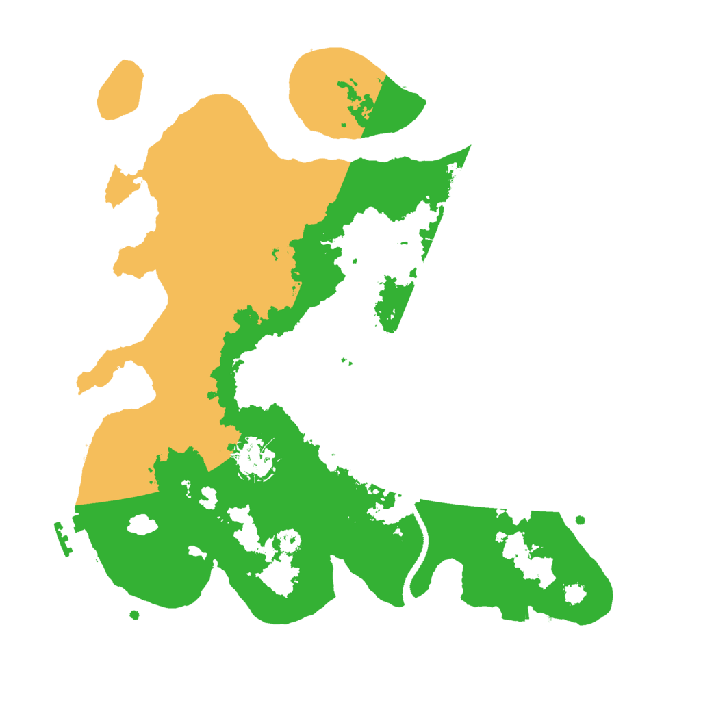 Biome Rust Map: Procedural Map, Size: 3000, Seed: 1544811691