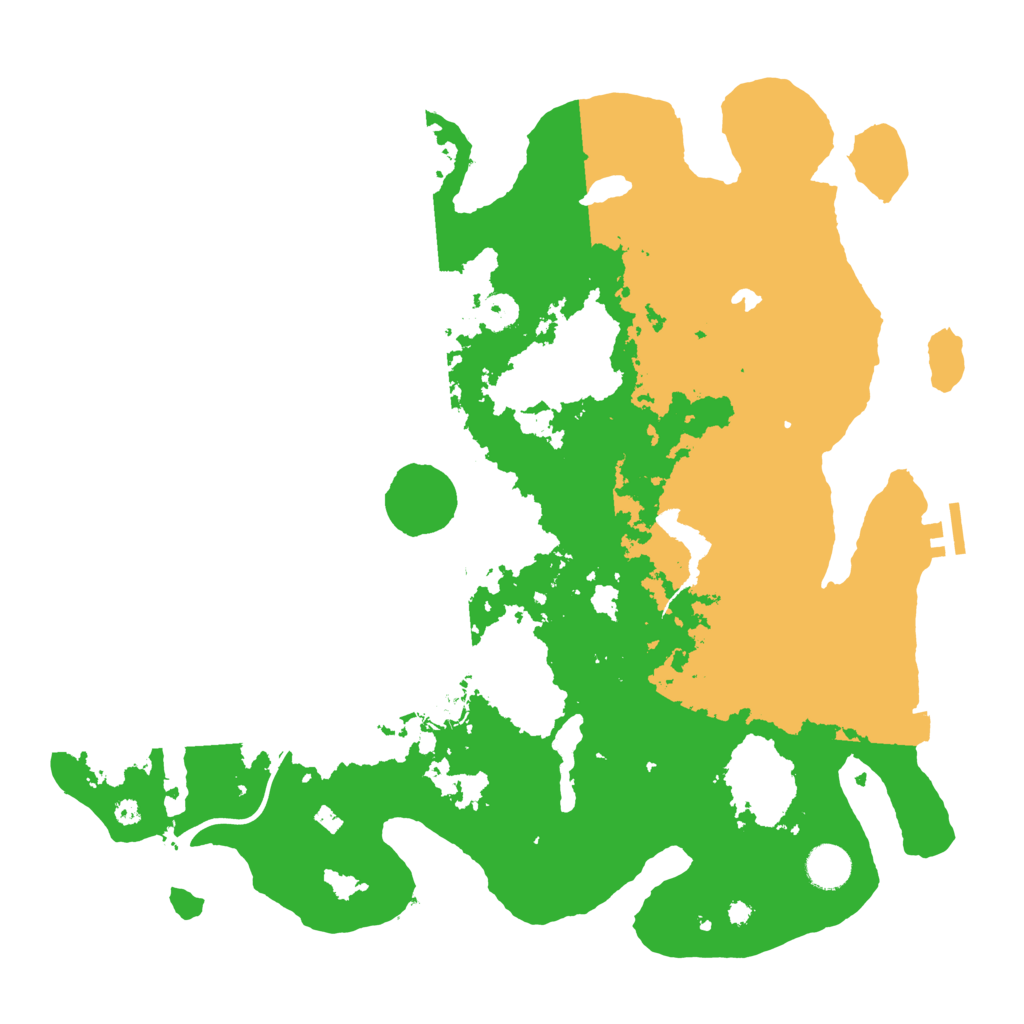 Biome Rust Map: Procedural Map, Size: 4000, Seed: 999965336