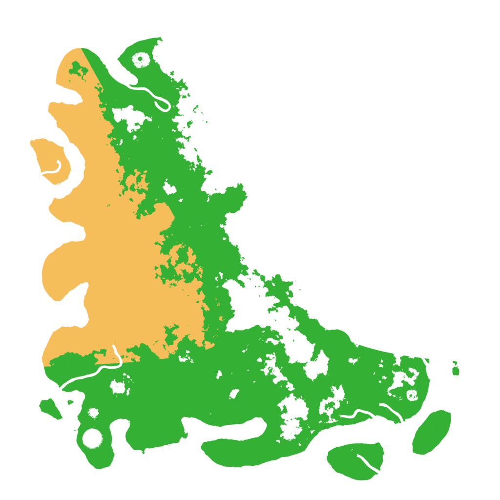 Biome Rust Map: Procedural Map, Size: 4500, Seed: 81283771