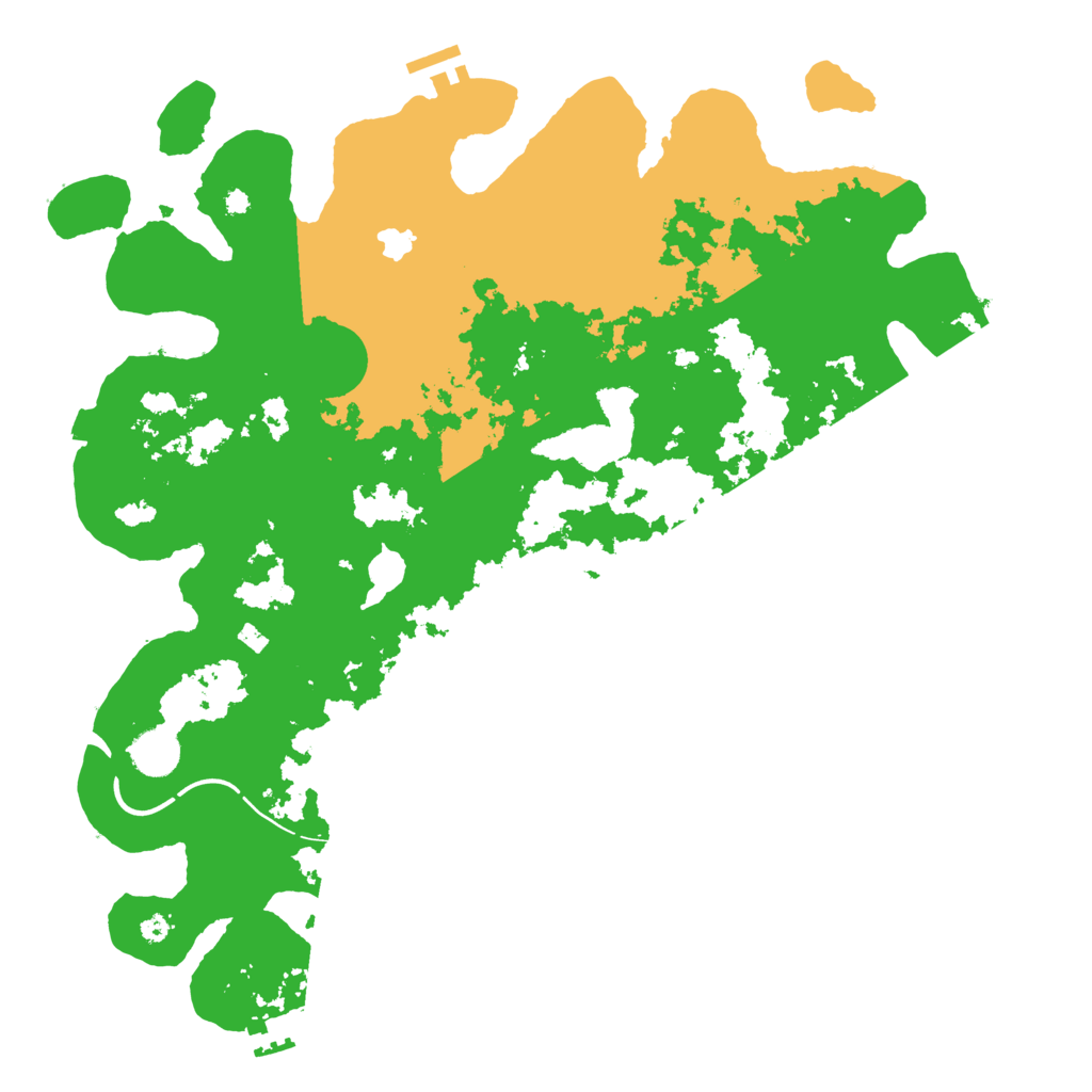 Biome Rust Map: Procedural Map, Size: 4000, Seed: 45451919