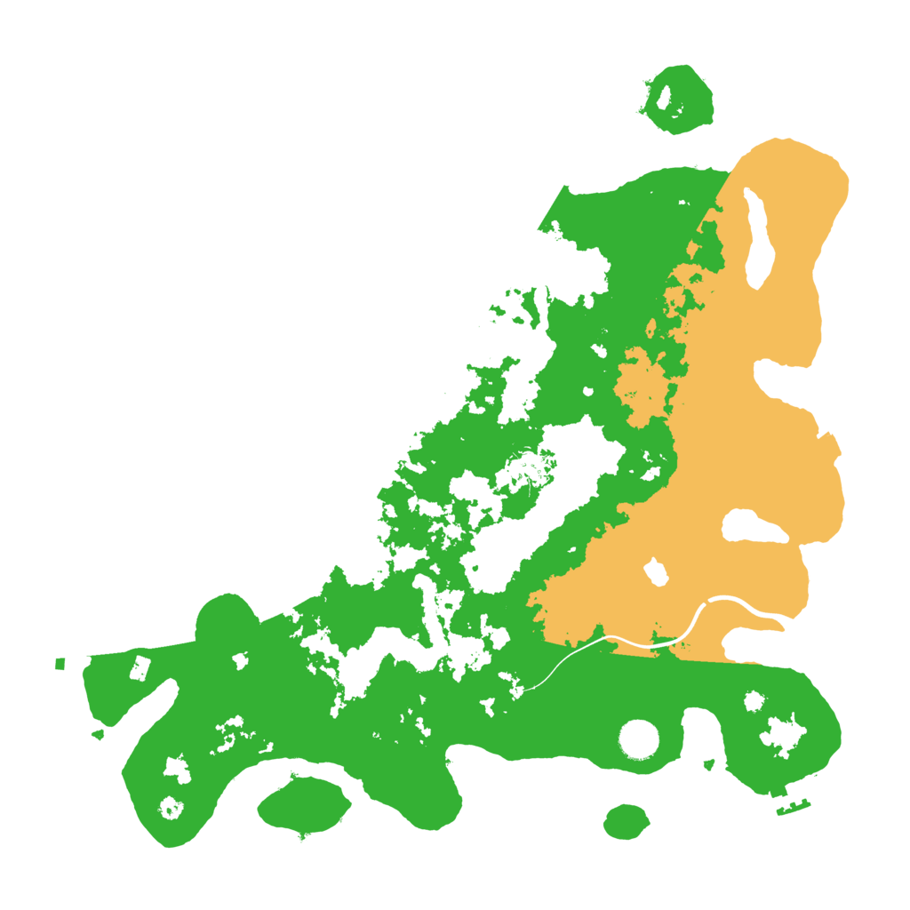 Biome Rust Map: Procedural Map, Size: 4000, Seed: 7684