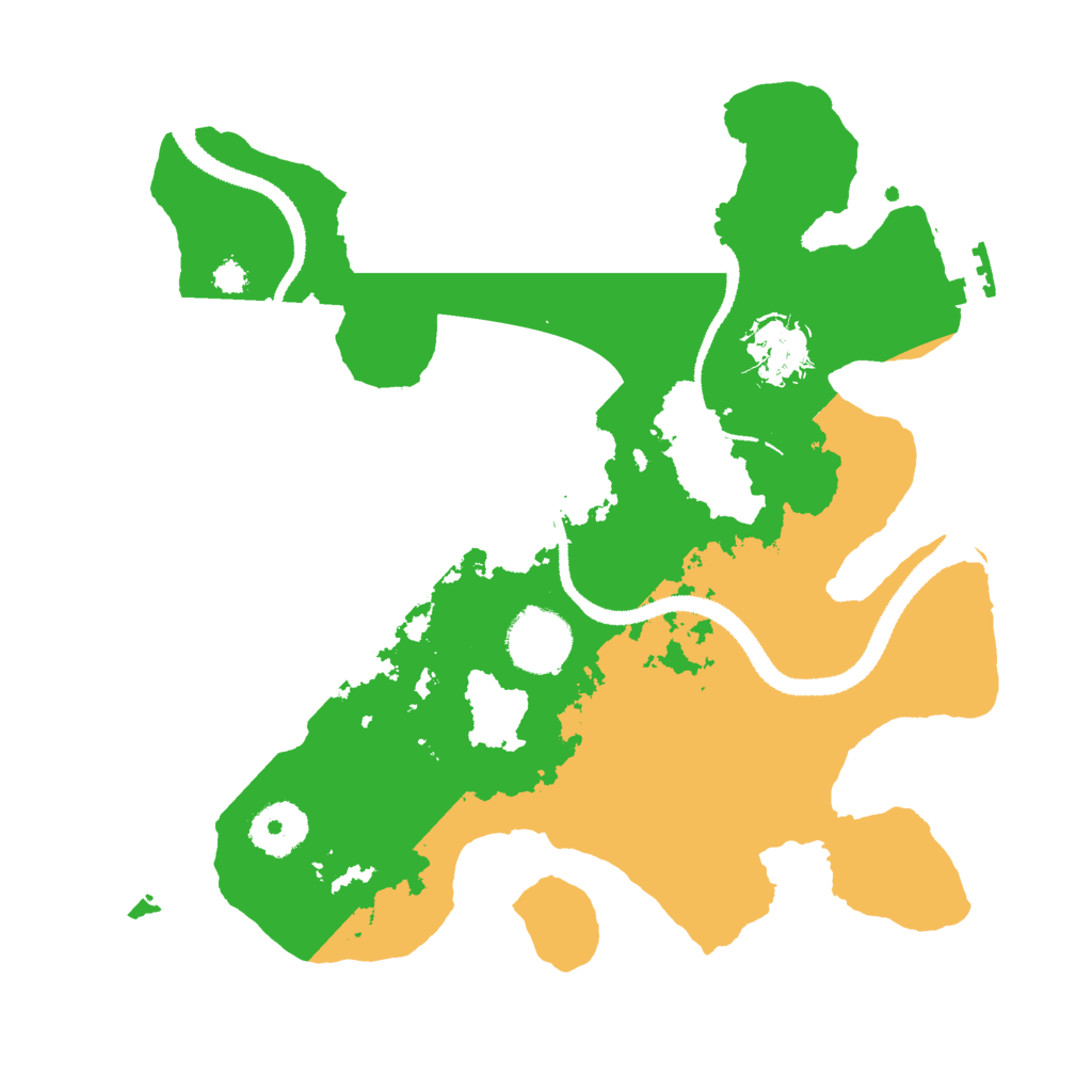 Biome Rust Map: Procedural Map, Size: 3000, Seed: 410575050