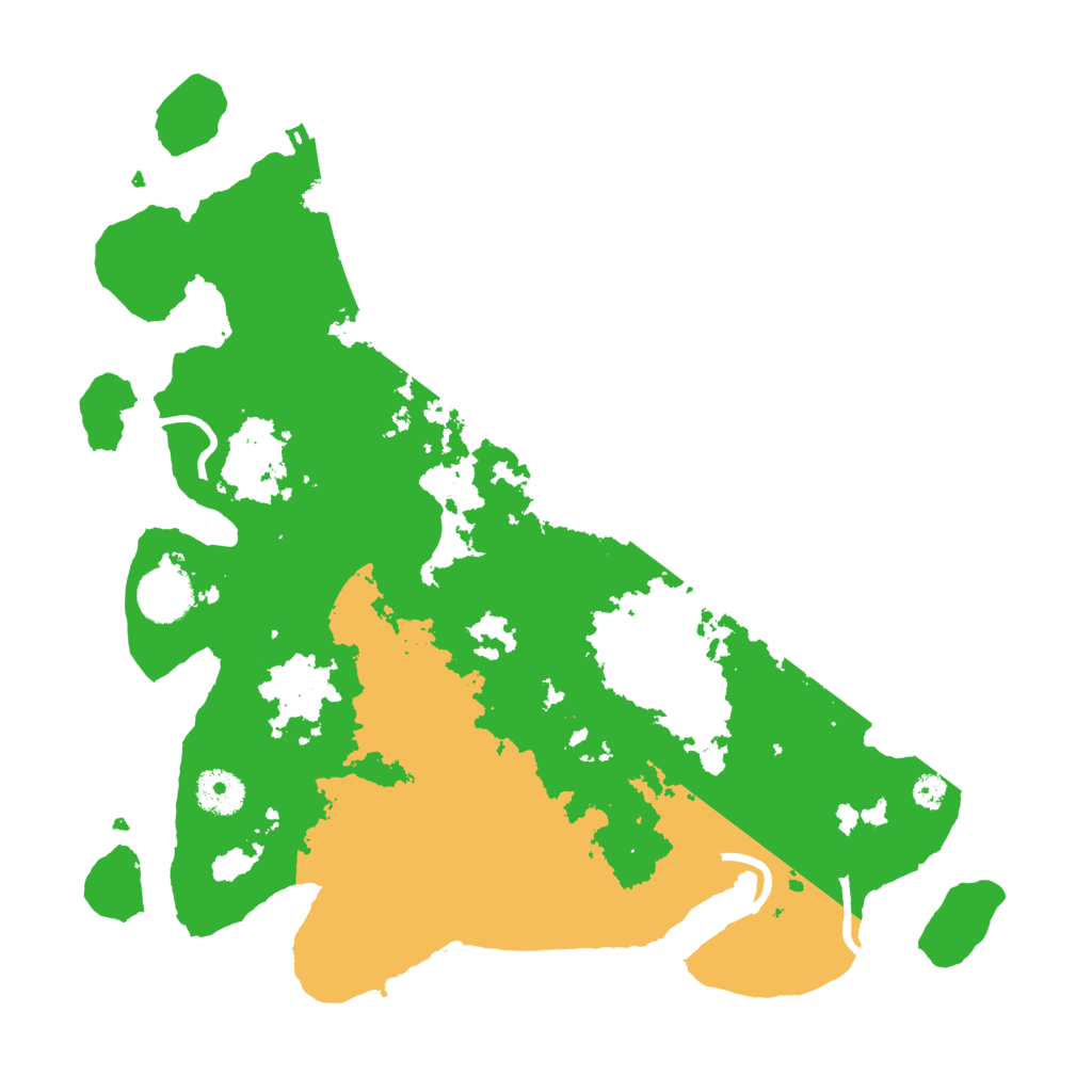 Biome Rust Map: Procedural Map, Size: 3500, Seed: 176234