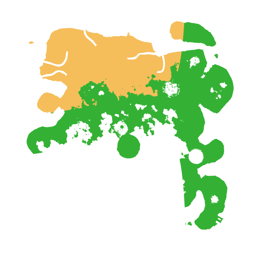 Biome Rust Map: Procedural Map, Size: 3000, Seed: 18959