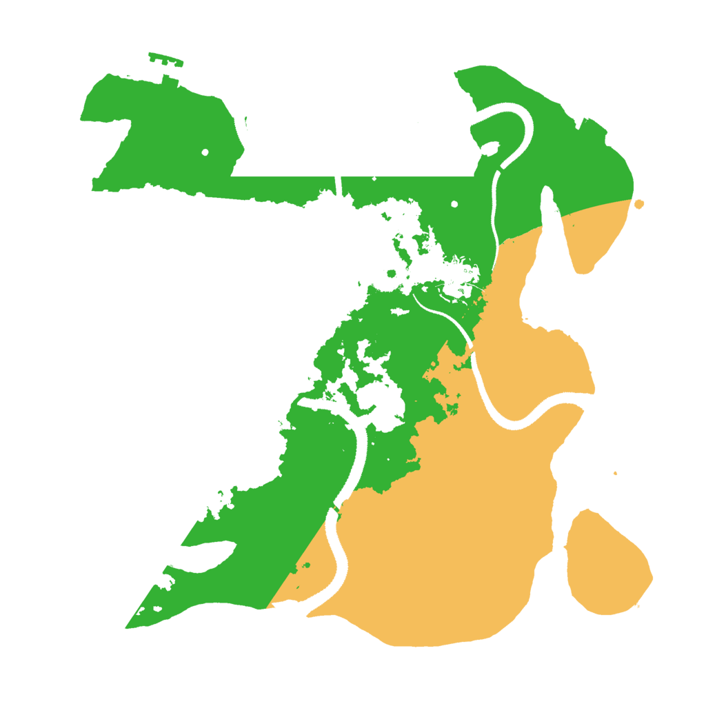 Biome Rust Map: Procedural Map, Size: 3000, Seed: 24270