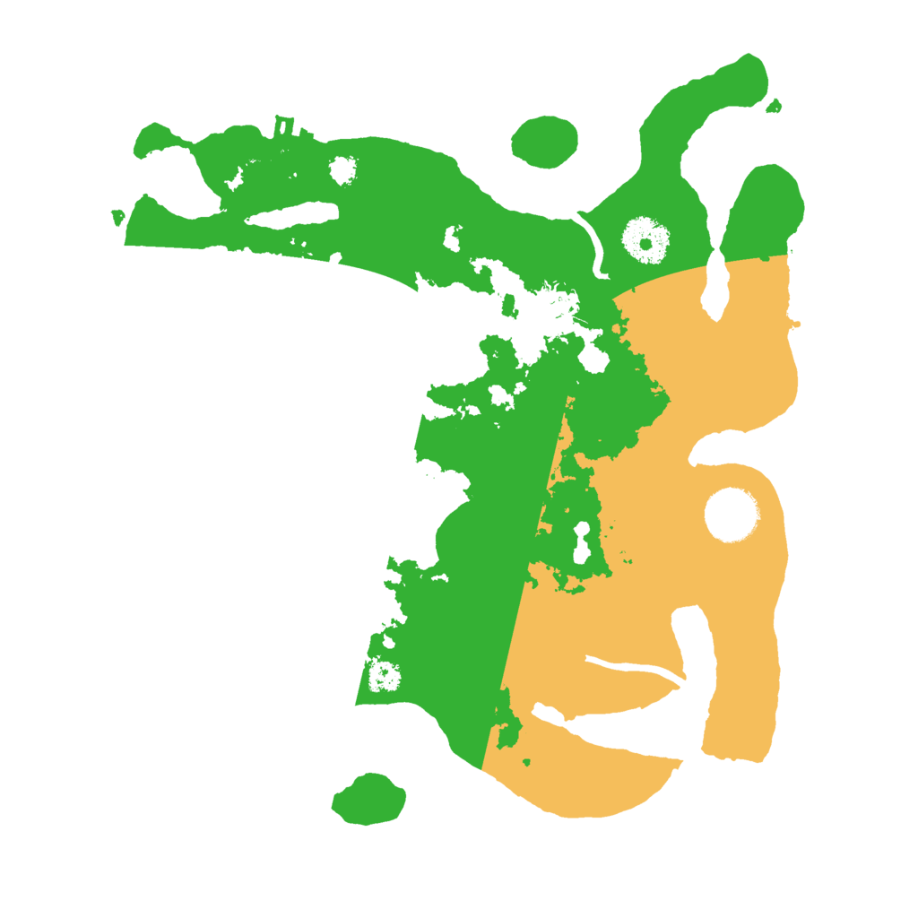 Biome Rust Map: Procedural Map, Size: 3000, Seed: 25311